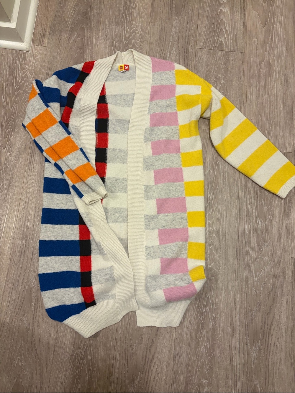 LEGO by Target Colorful Striped Cardigan Sweater Women’s Small